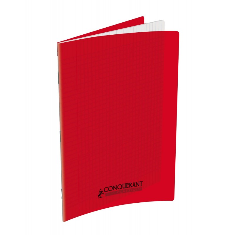 Cahier polypro 21X29.7 PP Rouge 90G 96P Seyès