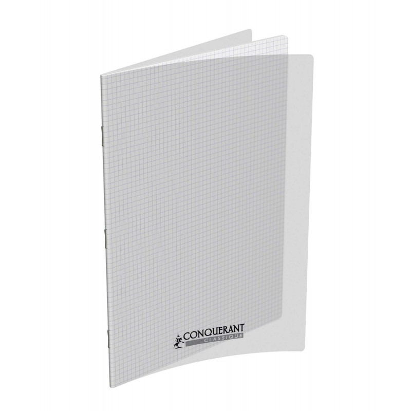 Cahier polypro 24X32 PP Incolore 90G 96P 5x5