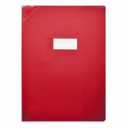 Protège-cahier 24x32cm Rouge